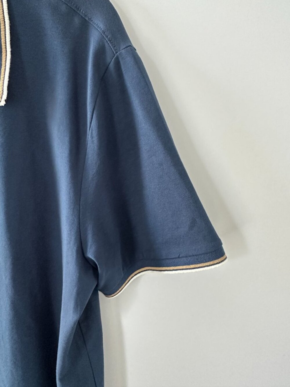 Ben Sherman Navy Blue Men's Large Polo Shirt - Picture 4 of 10
